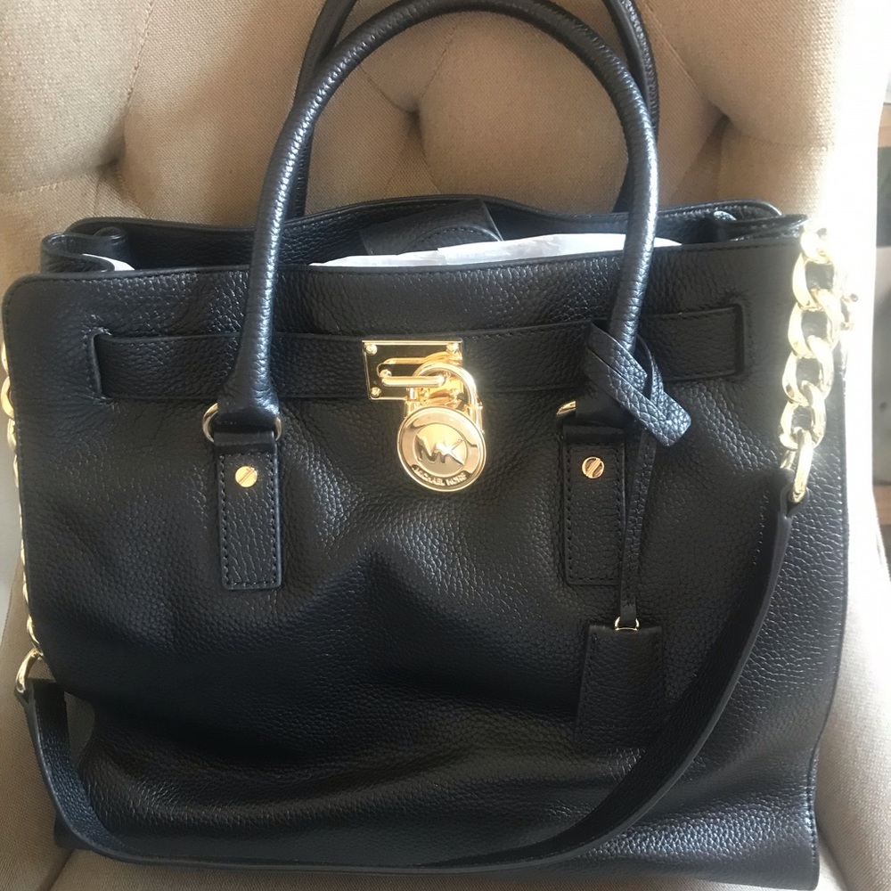 Michael Kors black chain purse